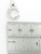 Letter C Initial sterling silver charm .925 Letters charms pendant A1 detail