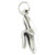 Banana sterling silver charm .925 x 1 Peeled Bananas fruit charms