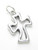 Cross sterling silver charm pendant .925 Holy Crosses Pendants charms additional view