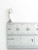 Letter I Initial sterling silver charm .925 Letters charms pendant A1 side view
