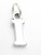 Letter I Initial sterling silver charm .925 x 1 Letters charms pendant A1 additional view