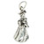 Graduate Female sterling silver charm .925 x 1 Graduation charms