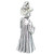 Graduate Male sterlng silver charm .925 x1 University Graduation charms additional view