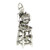 Baby in a high chair sterling silver charm .925 Feeding chairs