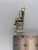 Baby in a high chair sterling silver charm .925 Feeding chairs side view