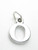 Letter O Initial sterling silver charm .925 x 1 Letters charms pendant A1 additional view