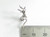 Ant sterling silver large charm pendant .925 x 1 Ants Insects charms size example