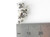 Pig and Piglet 2D sterling silver charm .925 Pigs Sow Piglets charms size example