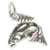 Fish sterling silver charm .925 x 1 Fishing charms