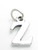 Letter Z Initial sterling silver charm .925 x 1 Letters charms pendant A1 additional view