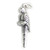 Parrot bird sterling silver charm .925 Parrots Birds charms