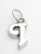 Script Letter I Initial sterling silver charm .925 x 1 Letters charms additional view