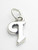 Script Letter I Initial sterling silver charm .925 Letters charms additional view