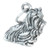 Yorkshire Terrier Dog sterling silver charm .925 Yorkie Dogs charms