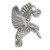 Hummingbird sterling silver charm .925 x 1 Humming Bird charms