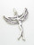 Fairy sterling silver charm pendant .925 fairies charms pendants B1 additional view