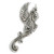 Dragon sterling silver pendant .925 VERY Large see pix on listing