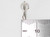 Pentacle sterling silver charm .925 pentagram pentangle charms side view