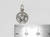 Pentacle sterling silver charm .925 x 1 pentagram pentangle charms detail