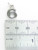 Number 6 Six sterling silver charm .925 Numbers charms pendants A1 detail