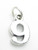 Number 9 Nine sterling silver charm .925 x 1 Numbers charms pendants A1 additional view