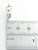 Number 0 Zero sterling silver charm .925 Numbers charms pendants A1 side view