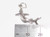 Swordfish sterling silver charm .925 Sword Fish charms detail