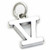 Roman Numeral Number 5 sterling silver charm .925 V Numerals charms