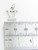 Roman Numeral Number 5 sterling silver charm .925 V Numerals charms detail