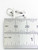 Roman Numeral Number 5 sterling silver charm .925 V Numerals charms size example