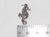 Seahorse sterling silver charm .925 x 1 Seahorses Sea Horse charms size example