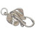 Manta Ray sterling silver charm .925 Mantas Rays charms detail