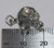 Hermit Crab sterling silver charm .925 Crabs in shells charms size example
