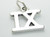 Roman Numeral Number 9 sterling silver charm .925 x1 IX Numerals charms additional view