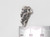 Pirate Ship sterling silver charm .925 Galleon Pirates Ships charms side view