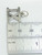 Roman Numeral Number 11 sterling silver charm .925 Eleven XI Numerals charms size example