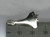 Space Shuttle sterling silver charm .925 Shuttles charms side view