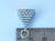 Pyramid sterling silver charm .925 Egyptian Pyramids charms detail