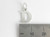 Letter D Initial sterling silver charm .925 x 1 Letters charms Style 6 side view
