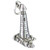 Lighthouse sterling silver charm .925 x1 Light House Lighthouses charms