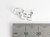 Letter E Initial sterling silver charm .925 Letters charms Style 6 detail