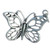 Red Admiral butterfly sterling silver charm pendant .925 x 1 charms