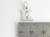 Letter K Initial sterling silver charm .925 x 1 Letters charms Style 6 side view