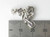 Moose on Motorbike sterling silver charm .925 x 1 Motorcycle charms detail