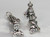 Mermaid sterling silver charm .925 x 1 Mermaids charms image 6