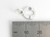 Letter O Initial sterling silver charm .925 Letters charms Style 6 detail