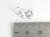 Letter S Initial sterling silver charm .925 Letters charms Style 6 detail