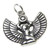 Egyptian Isis sterling silver charm - pendant .925 Egypt Charms