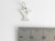 Letter Y Initial sterling silver charm .925 Letters charms Style 6 side view
