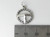 Chain Steering Wheel sterling silver charm .925 Cars charms side view